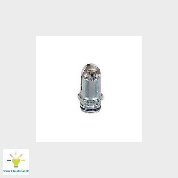 Endestophoved metal stempel/rulle