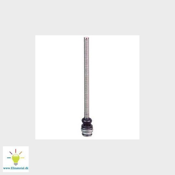 Endestophoved metal fjederarm med metal top ZCE08