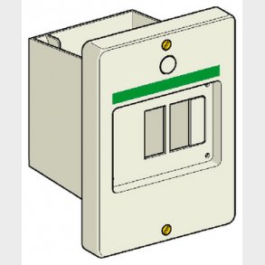 Kasse GV2MP02 for indbygning IP55