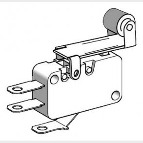 Microswitch med rullearm