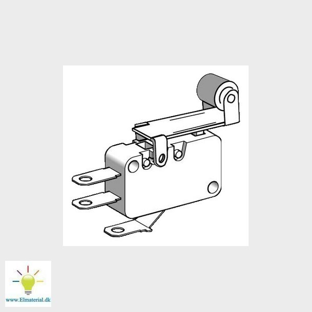 Microswitch med rullearm