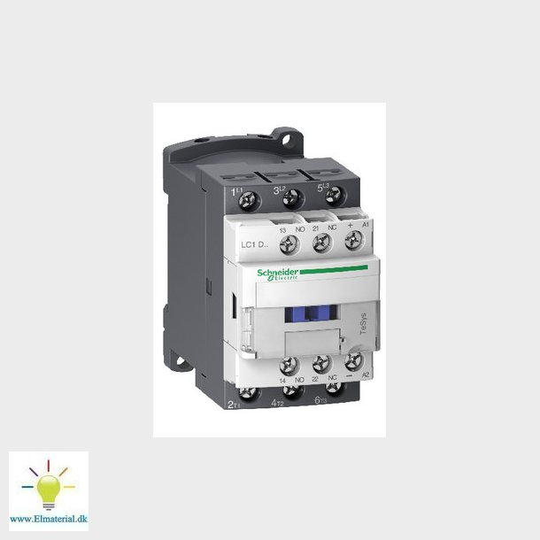 TeSys D kontaktor LC1D32BL, 3P(3 NO) - AC-3 - <= 440 V 25 A - 24 V DC spole
