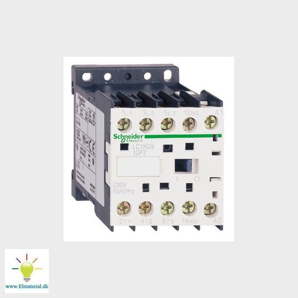 Kontaktor LC1K0910P7  9A 3 slutte + 1 slutte
