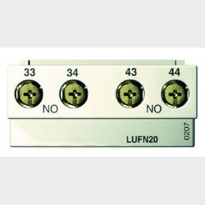 Hj�lpekontakt status hj�lpe kontaktor 2NO