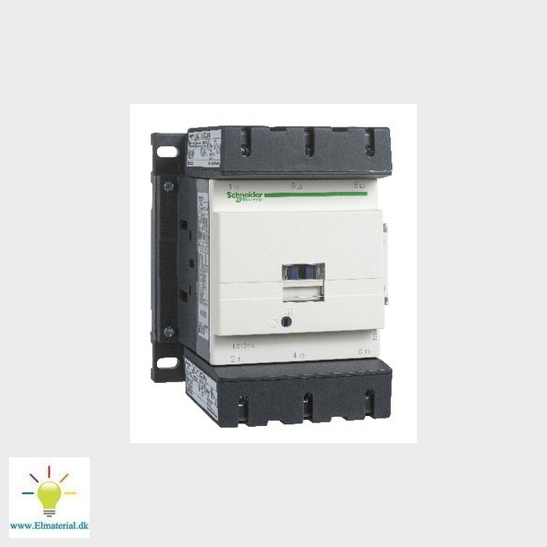 TeSys D kontaktor LC1D115P7, 3P 115A AC-3 55kW@400V, 1NO+1NC hjlpe kontakt, 230V 50/60Hz AC spole