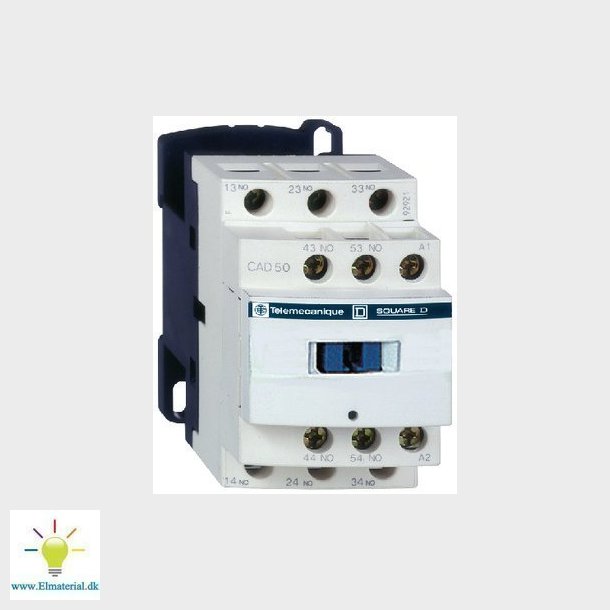 TeSys D kontrolrel - 5 NO - <= 690 V - 24 V DC standard kul, CAD50BD