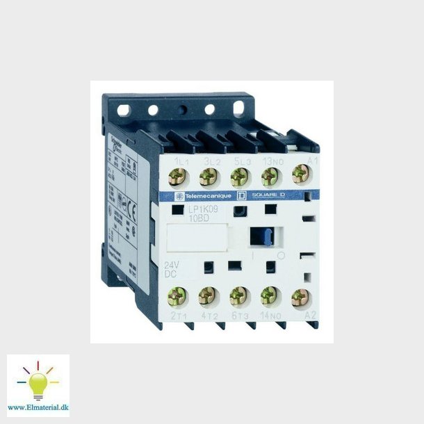 Kontaktor 9A 3 polet 1 slutte 24VDC LP1K0910BD3