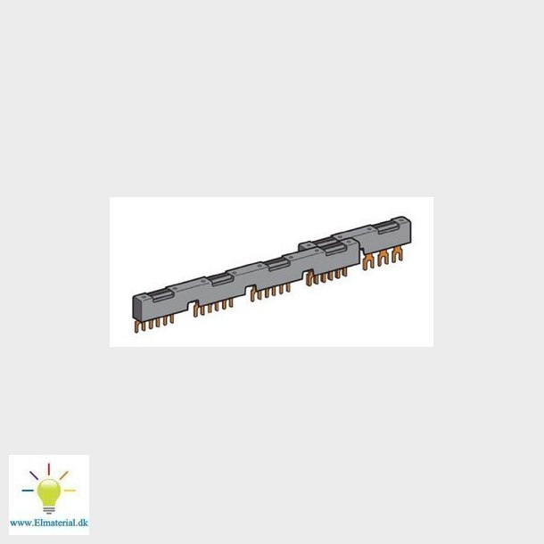 Samleskinne for 2vstyk GV2 54mm