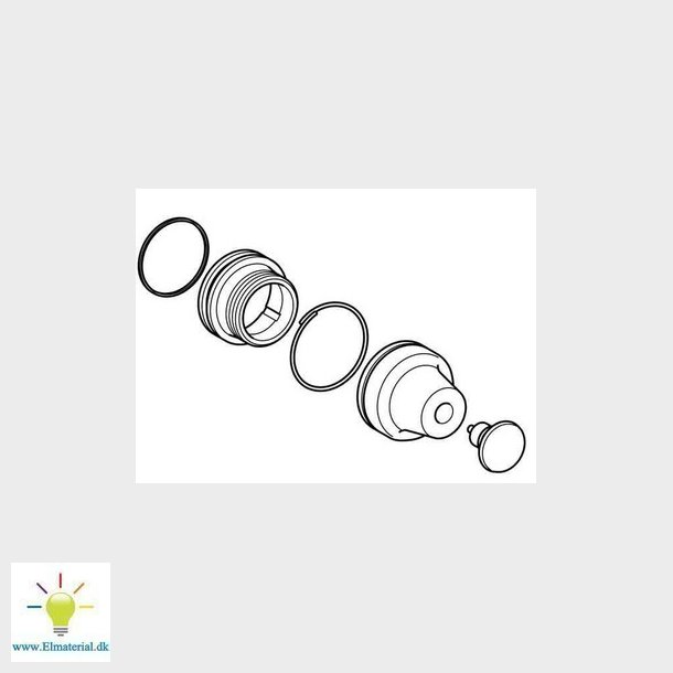 Gummitryk sort f/XAC-B