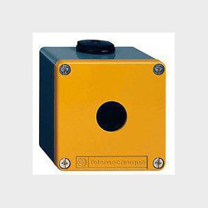 Metalbox m/gult l�g,1 �22 hul 74,5mm dyb