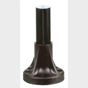 Fod �25MM med  80MM sort alu r�r