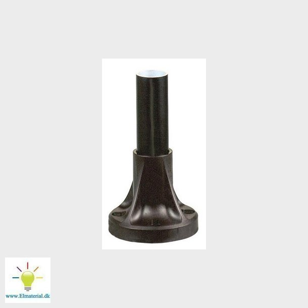 Fod 25MM med  80MM sort alu rr