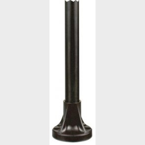 Fod �25MM med 400MM sort alu r�r