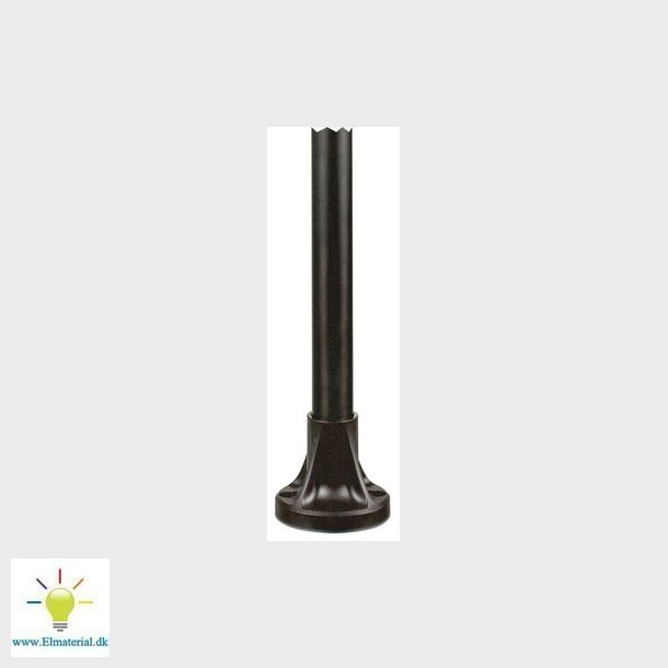 Fod 25MM med 400MM sort alu rr