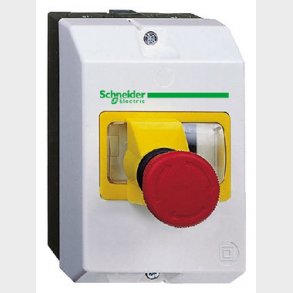 TeSys GV2 emergency stop trykknap - latching - turn to release