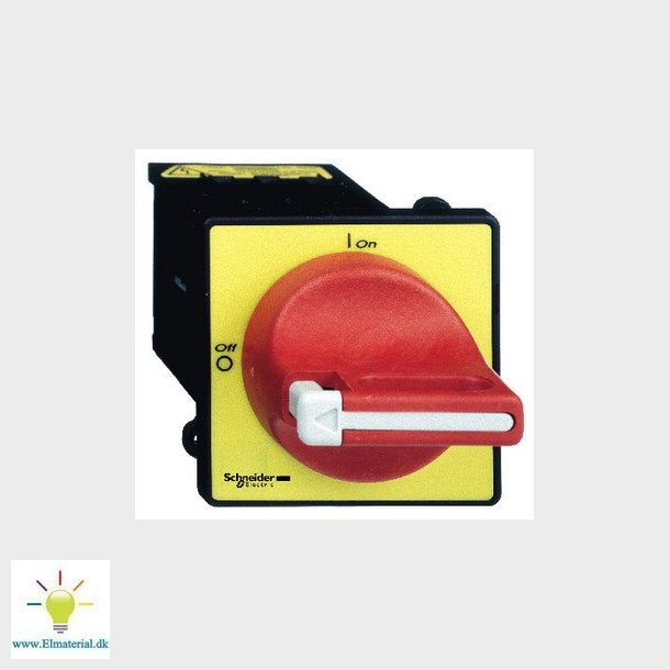Sikkerhedsafbryder 20A 3 polet rd/gul 22