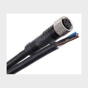 PUR kabel M8 4p hun lige 5m