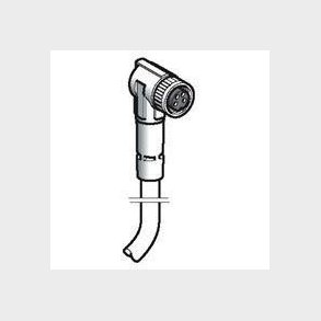 F�lerkabel PUR M8 4-pin hun vinklet 10 meter XZCP1041L10