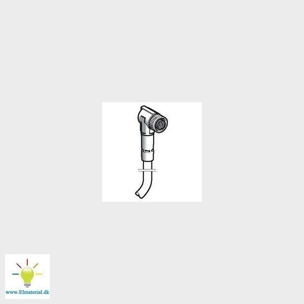 Flerkabel PUR M8 4-pin hun vinklet 10 meter XZCP1041L10