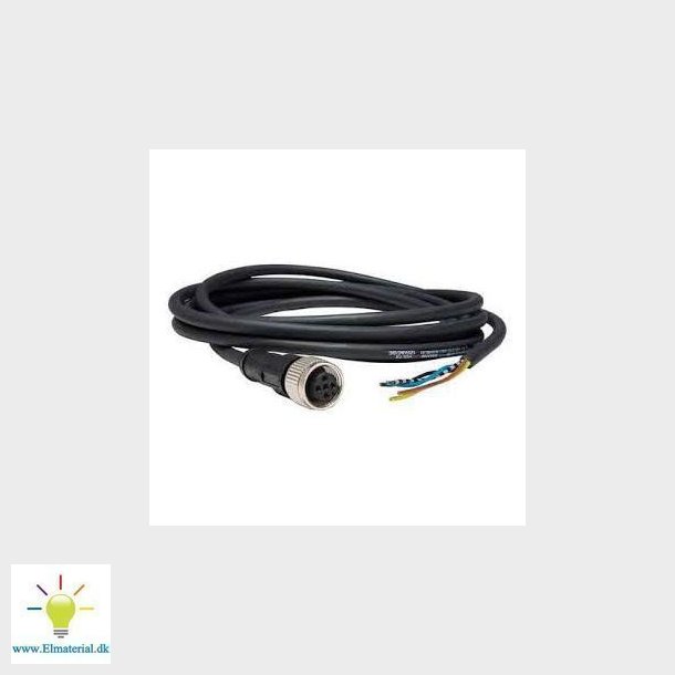 Flerkabel PUR M12 5-pin hun lige 10 meter XZCP1164L10