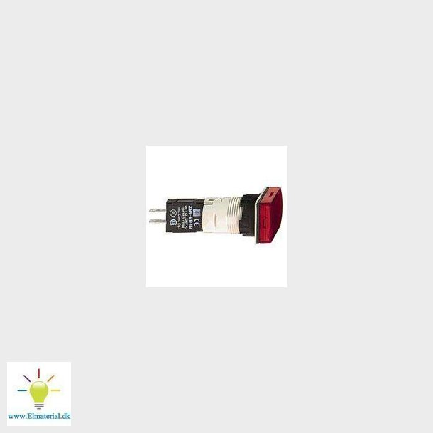 Lampe 16 rektangulr rd XB6DV4BB