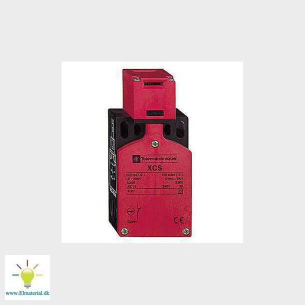 Sikkerhedsendestop kunststof uden ngle 2NC+NO M16