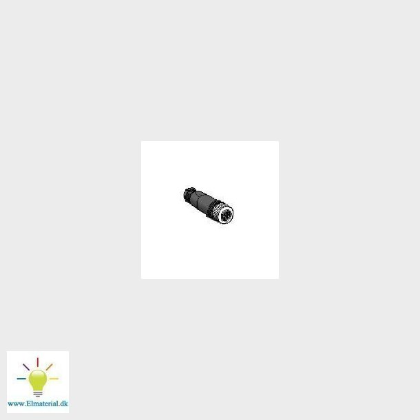 Stik M12 4P vinkel PG7