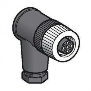 Stik M12 5 polariseret type D vinkel hun