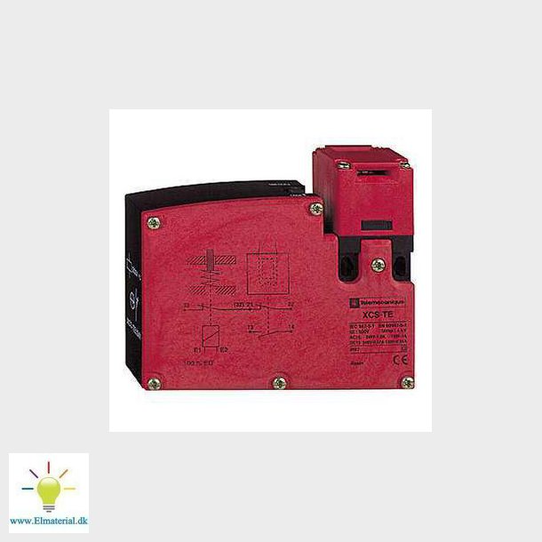 Sikkerhedsendestop Kunststof med el ls 2NC 24V, XCSTE7312