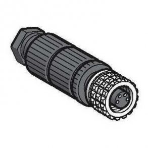 Stik M8 4P lige hun, XZCC8FDM40V