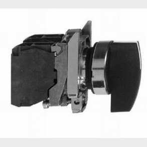 Harmony vridomkopplare komplett med lngt handtag och 3 fasta lägen 2xNO, XB4BJ33