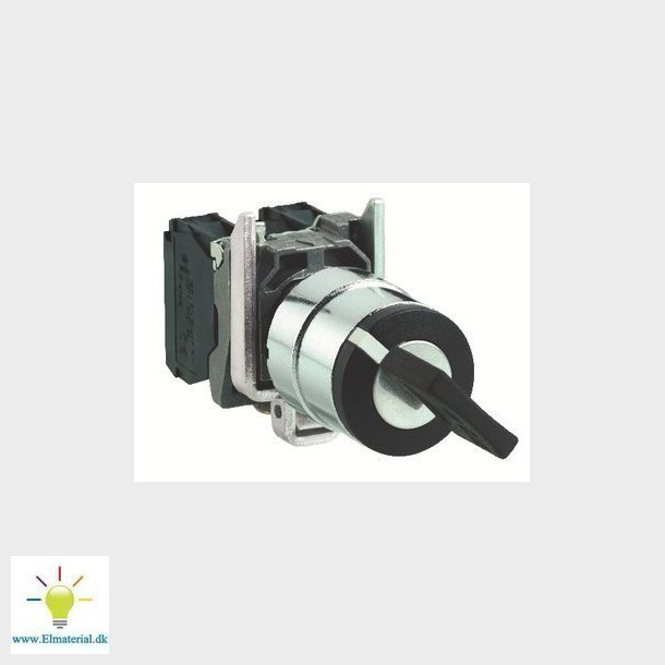 Harmony ngleafbryder komplet med 3 faste positioner og ngle (Ronis 455) ud i V+M+H 2xNO, XB4BG03