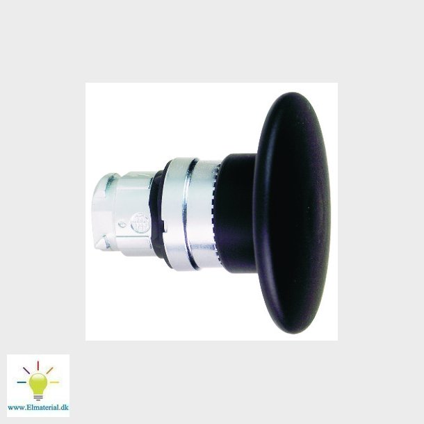 Harmony paddetrykshoved i metal med 60 mm padde i sort farve med fjeder-retur