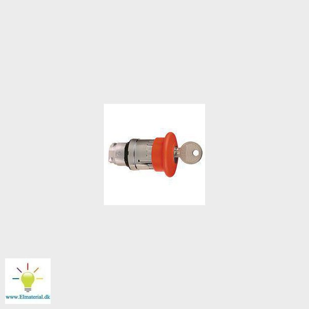 Harmony ndstopshoved i metal med 40 mm paddehoved i rd farve og ngle (Ronis 455) for at frigre