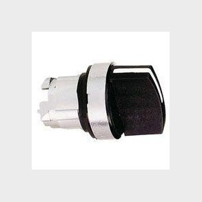 Harmony drejegreb i metal med et kort sort greb med 3 positioner og fjeder-retur fra V-til-M