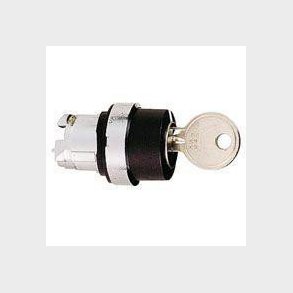 Harmony n�glegreb i metal med 2 positioner og fjeder-retur fra H-til-V og n�gle (Ronis 455) ud i V