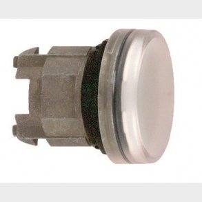 Harmony signallampehoved for BA9s med linse i hvid farve