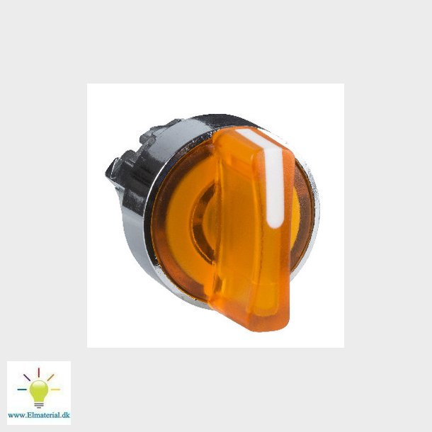 Harmony drejegreb i metal for LED med 2 faste positioner i orange farve