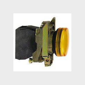 Lampe komplet orange 230-240 VAC med LED