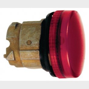 Harmony signallampehoved for LED med linse i r�d farve