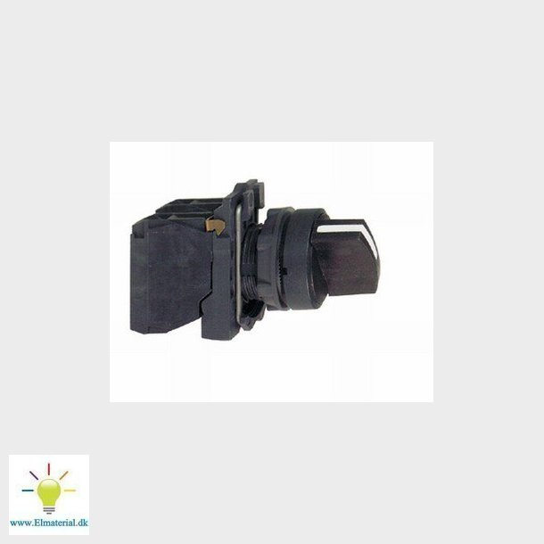 Harmony drejeafbryder komplet med 3 faste positioner 2xNO, XB5AD33