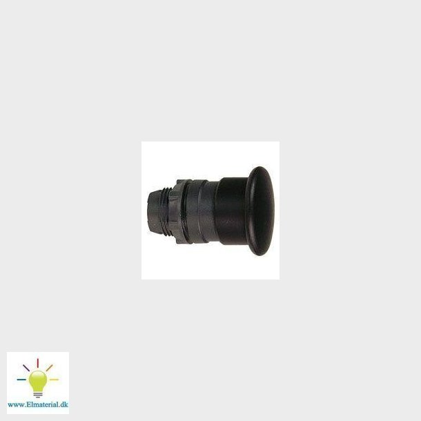 Harmony paddetrykshoved i plast med 40 mm padde i sort farve med fjeder-retur