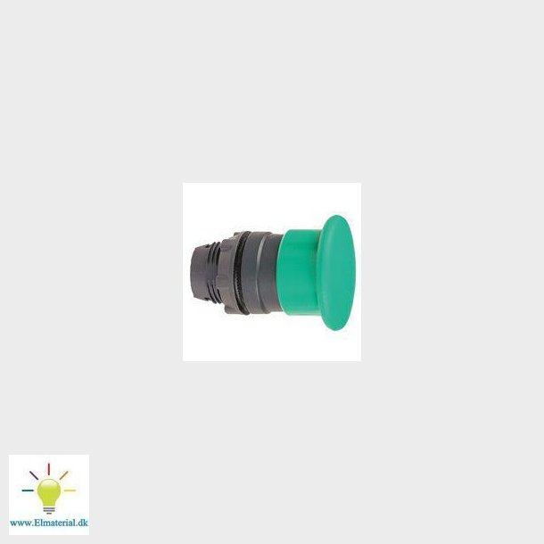 Harmony paddetrykshoved i plast med 40 mm padde i grn farve med fjeder-retur