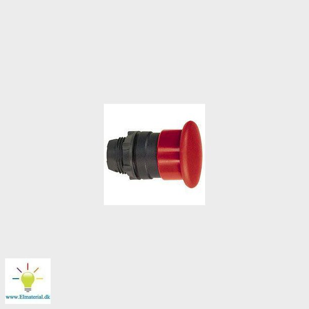 Harmony paddetrykshoved i plast med 40 mm padde i rd farve med fjeder-retur