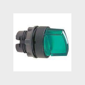 Harmony drejegreb i plast for LED med 2 faste positioner i gr�n farve