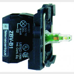 Harmony lampekrop i plast best�ende af LED modul i hvid farve og 24V AC/DC forsyning