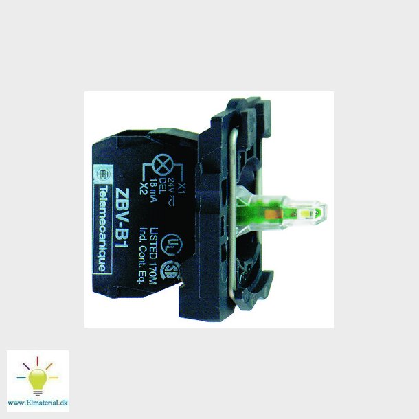 Harmony lampekrop i plast bestende af LED modul i hvid farve og 24V AC/DC forsyning