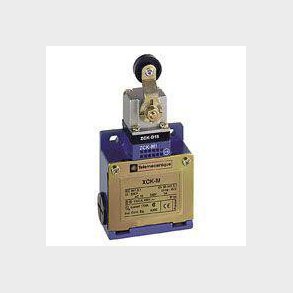 Endestop med arm og plastrulle med gevind NO+NC snap