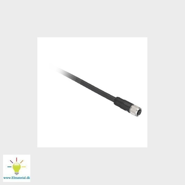 Flerkabel PUR M12 8-pin hun lige 5 meter XZCP29P11L5