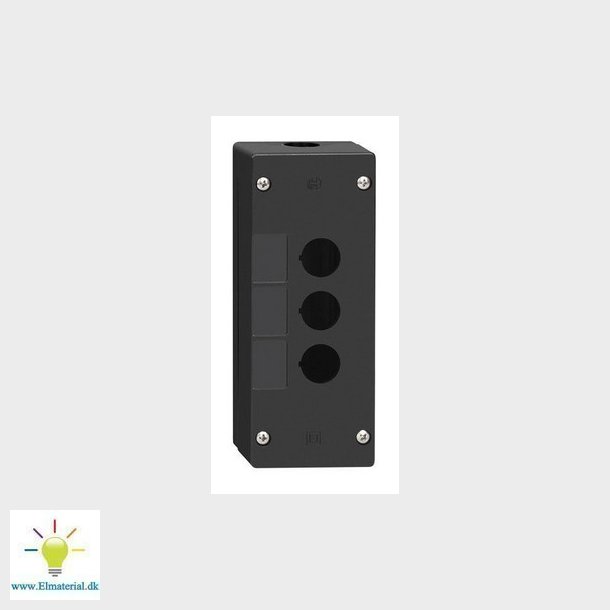 Trykknapbox tom m/3 hul aggresivt milj